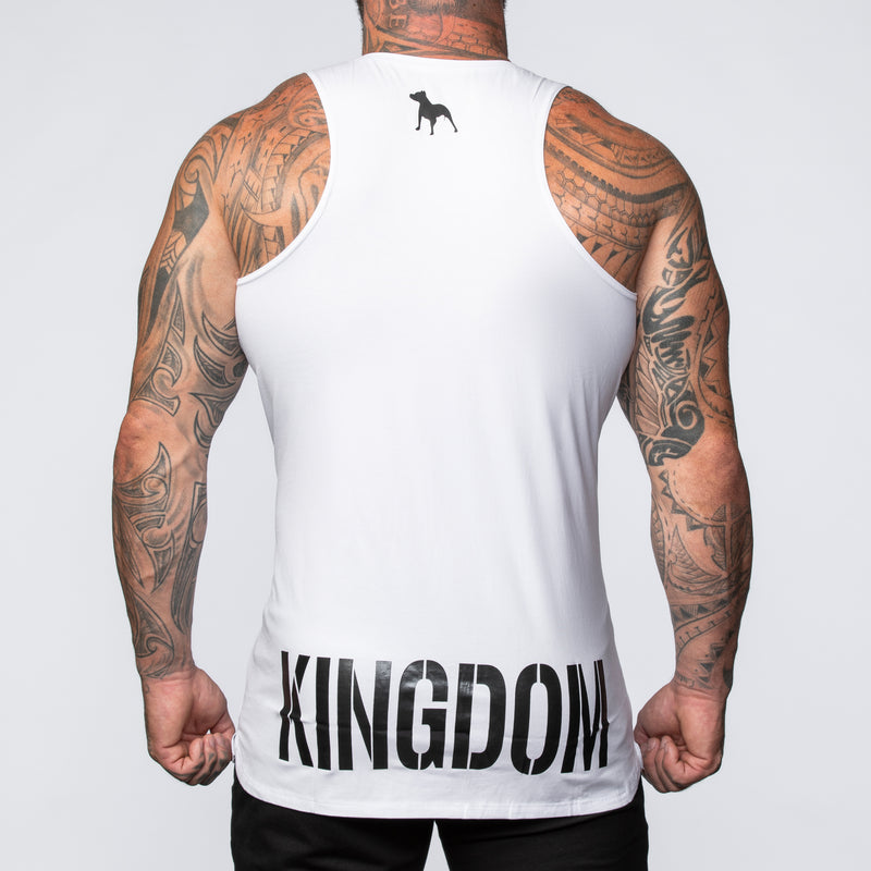 Kingdom Fit Singlet - White