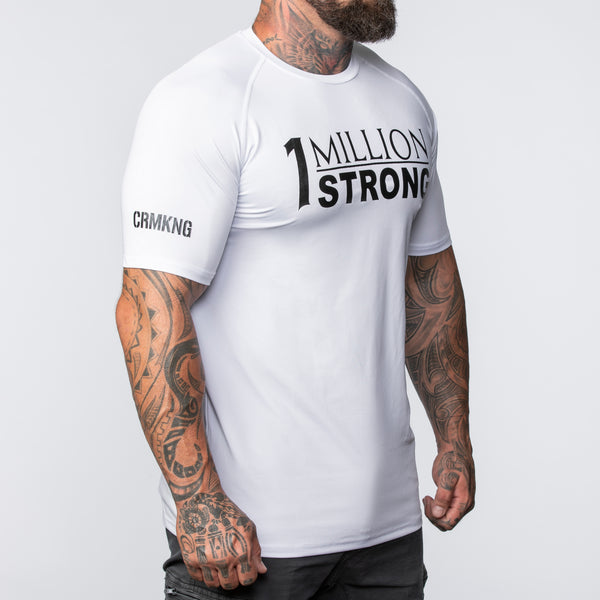 1 Million Strong Dri Fit - White